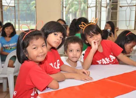 Helping out kids from the Boystown Orphanage